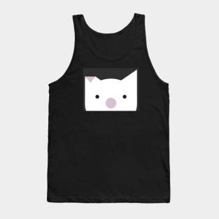 Peek-a-Boo Pig (w/Lavender Triangle and Circle) Tank Top